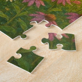 Schöne Sommer überdachte Brücke Kunst Puzzle (Seite)