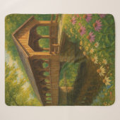 Schöne Sommer überdachte Brücke Kunst Sherpadecke (Vorderseite (Horizontal))