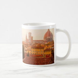 Schöne Sommeransicht von Florenz Kaffeetasse