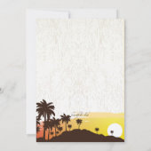 Schöne Sommereinladung Einladung (Rückseite)