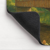 Schöne Sommergedeckte Brückenkunst Mousepad (Ecke)