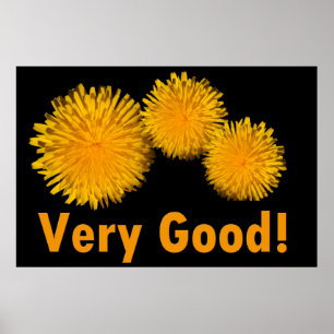 Schöne sommergelbe Tagesdecke Blume sehr gut Poster