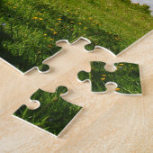 Schöne Sommerlandschaft Alp Wiese Puzzle (Seite)
