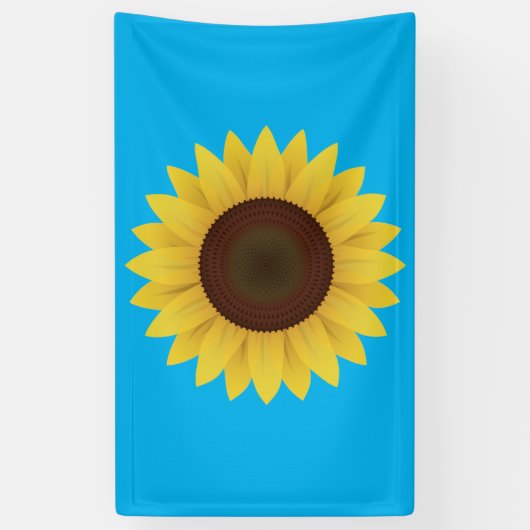 Schöne Sommersonnenblume Banner (Vertikal)