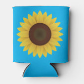 Schöne Sommersonnenblume Dosenkühler (Vorderseite)