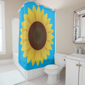 Schöne Sommersonnenblume Duschvorhang (Beispiel)