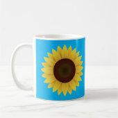 Schöne Sommersonnenblume Kaffeetasse (Links)