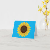 Schöne Sommersonnenblume Karte (Gelbe Blume)