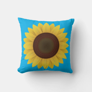 Schöne Sommersonnenblume Kissen