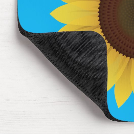 Schöne Sommersonnenblume Mousepad (Ecke)