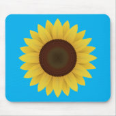 Schöne Sommersonnenblume Mousepad (Vorne)