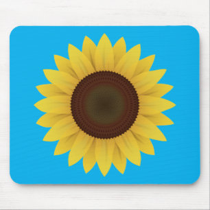Schöne Sommersonnenblume Mousepad