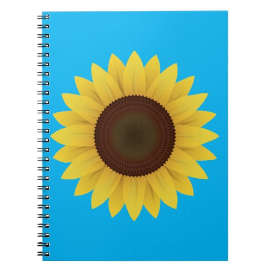 Schöne Sommersonnenblume Notizblock (Vorderseite)