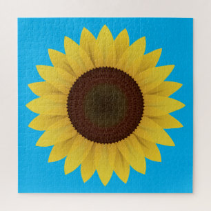 Schöne Sommersonnenblume Puzzle