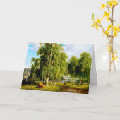 Schöne Sommertagskarte Karte (Gelbe Blume)