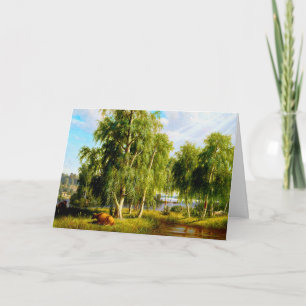 Schöne Sommertagskarte Karte