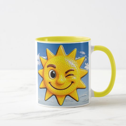 Schöne Sonne Tasse (Rechts)