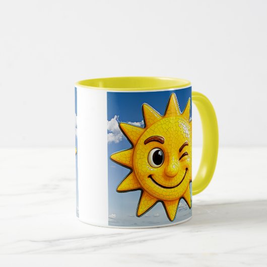 Schöne Sonne Tasse (VorderseiteRechts)