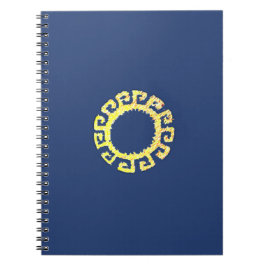 Schöne Sonne zeichnend Notizblock