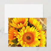 Schöne Sonnenblume Bouquet Geschenke Postkarte (Vorne/Hinten)
