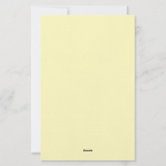 Schöne Sonnenblume Briefpapier (Rückseite)