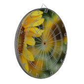 Schöne Sonnenblume Dartscheibe (Vorderseite Links)