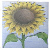Schöne Sonnenblume Fliese (Vorderseite)