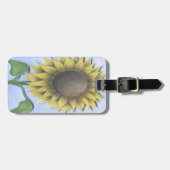 Schöne Sonnenblume Gepäckanhänger (Vorderseite horizontal)