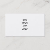 "SCHÖNE SONNENBLUME" GESCHÄFTSKARTE VISITENKARTE (Rückseite)