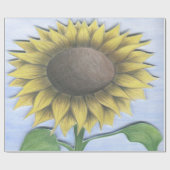 Schöne Sonnenblume Geschenkpapier (Flach)