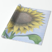 Schöne Sonnenblume Geschenkpapier (Ungerollt)