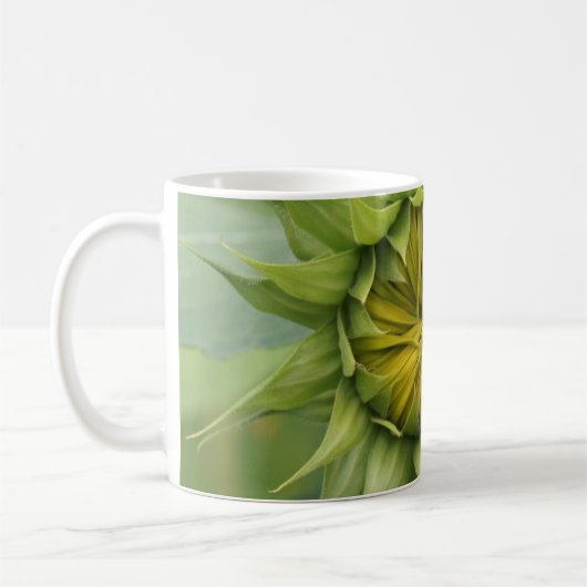 Schöne Sonnenblume Kaffeetasse (Links)
