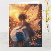 Schöne Sonnenblume mit Lüster Karte (Gelbe Blume)