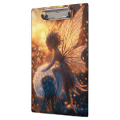 Schöne Sonnenblume mit Lüster Klemmbrett (Links)