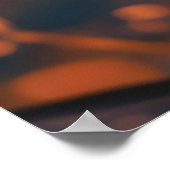 Schöne Sonnenblume mit Lüster Poster (Ecke)