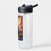 Schöne Sonnenblume mit Lüster Trinkflasche (Links)