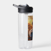 Schöne Sonnenblume mit Lüster Trinkflasche (Rechts)