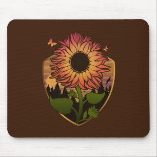 Schöne Sonnenblume Mousepad