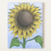 Schöne Sonnenblume Planer (Rückseite)