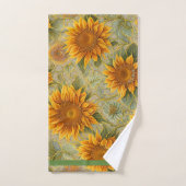 Schöne Sonnenblume Populäre Sammlung Badhandtuch Set (Handtuch)