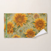 Schöne Sonnenblume Populäre Sammlung Badhandtuch Set (Handtuch)