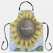Schöne Sonnenblume Schürze (Vorderseite)