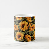 Schöne Sonnenblume Tasse (Mittel)