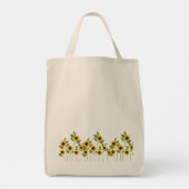 Schöne Sonnenblume Tote Tasche (Rückseite)