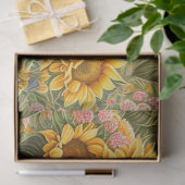 Schöne Sonnenblume Trendy Collection Seidenpapier (Geschenk)