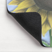 Schöne Sonnenblume Zeichnend Mousepad (Ecke)