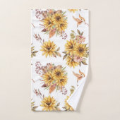 Schöne Sonnenblumen Badhandtuch Set (Handtuch)