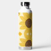 Schöne Sonnenblumen-Dekoration Trinkflasche (links)