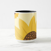 Schöne Sonnenblumen-Design Tasse (Zentrum)