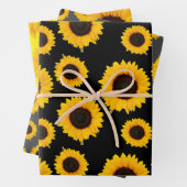 Schöne Sonnenblumen Geschenkpapier Set (Beispiel)